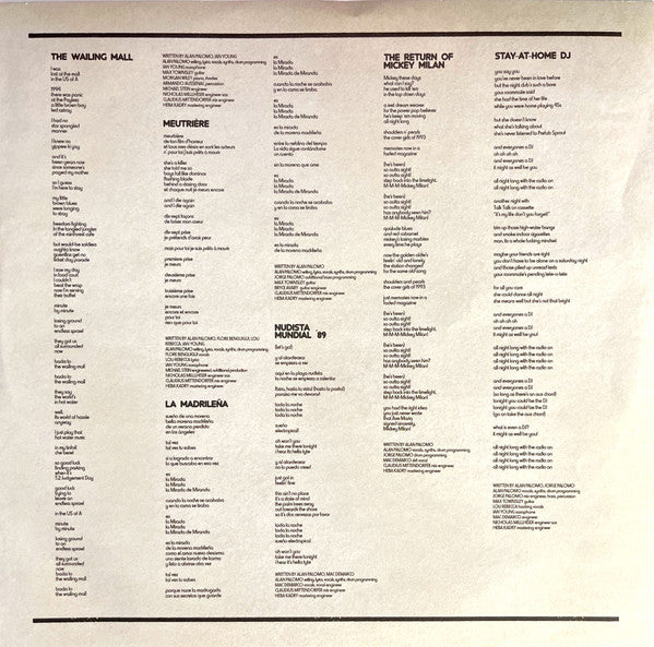 Alan Palomo - World of Hassle (2LP) | Mint (M) Mint (M)-Classic Vinyl Record
