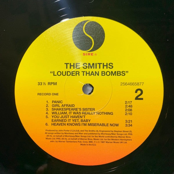 The Smiths - Louder Than Bombs (2X Vinyl) | Mint (M) Mint (M)-Classic Vinyl Record