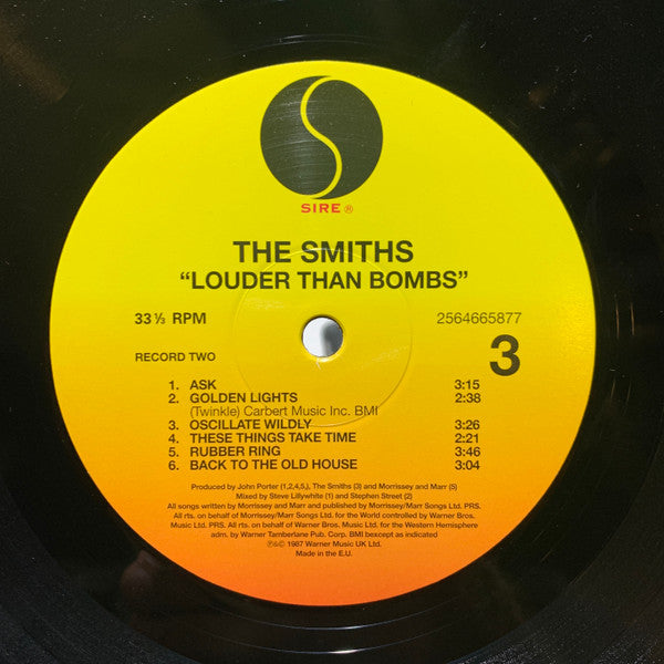 The Smiths - Louder Than Bombs (2X Vinyl) | Mint (M) Mint (M)-Classic Vinyl Record