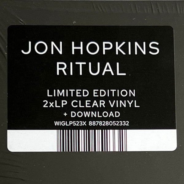 Jon Hopkins - Ritual (IEX: CLEAR VINYL) | Mint (M) Mint (M)-Classic Vinyl Record