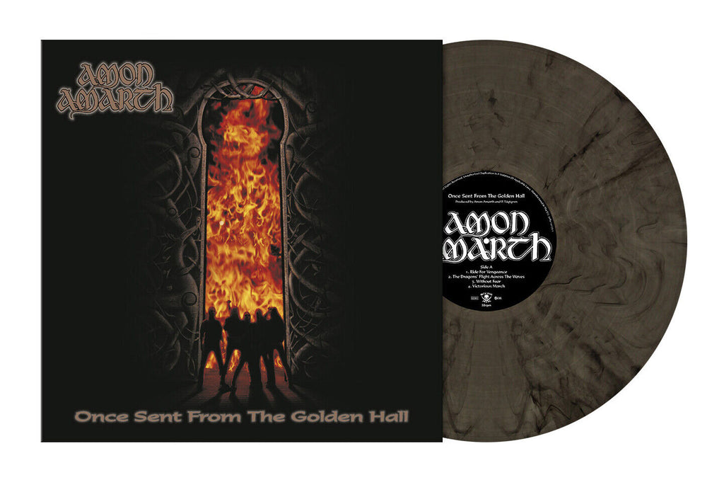 Amon Amarth Once Sent from Golden Hall (Limited Edition, Smoke Grey Marble) [Import] - Vinyl-Classic Vinyl Record