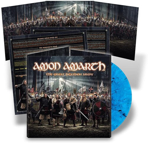 Amon Amarth The Great Heathen Army (Gatefold LP Jacket, Colored Vinyl, Blue Smoke) - Vinyl-Classic Vinyl Record