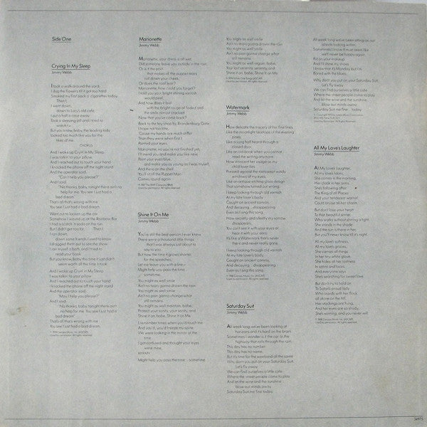Art Garfunkel - Watermark | Very Good Plus (VG+) Very Good Plus (VG+)-Classic Vinyl Record