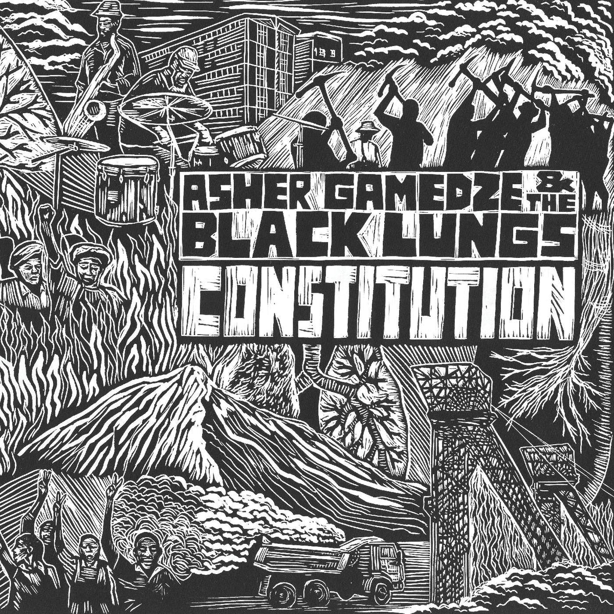 Asher & The Black Lungs Gamedze - Constitution |-Classic Vinyl Record