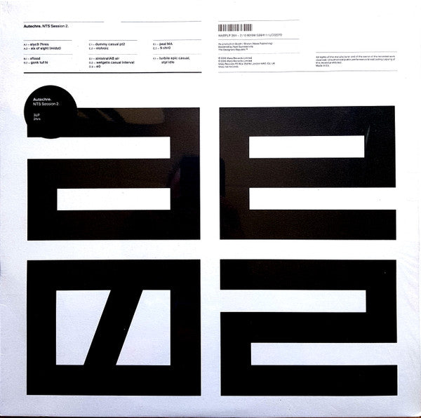 Autechre - NTS Session 2 | Mint (M) Mint (M)-Classic Vinyl Record