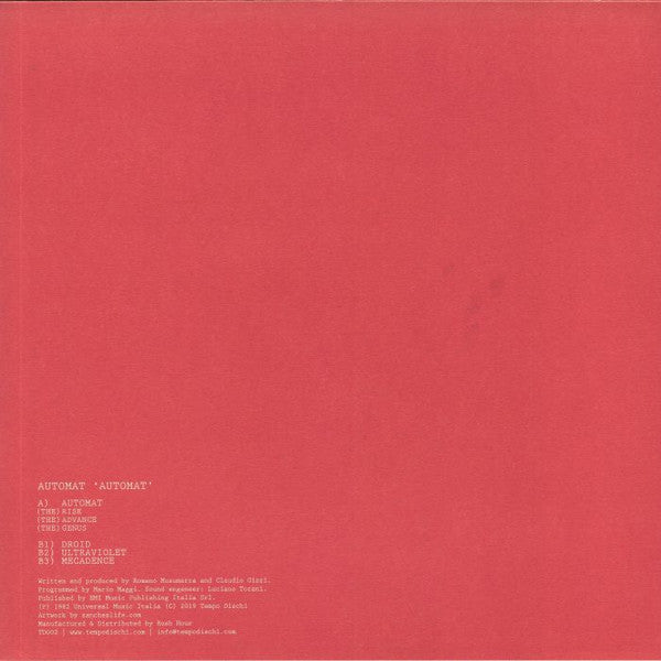 Automat | Mint (M) Mint (M)-Classic Vinyl Record