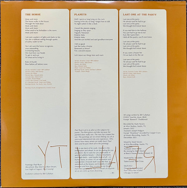 Bill Callahan - Reality | Mint (M) Mint (M)-Classic Vinyl Record
