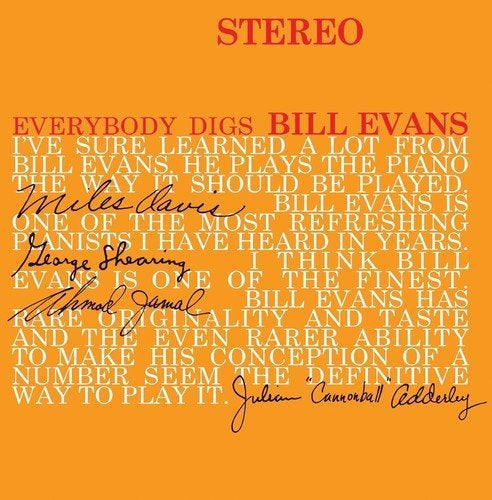 Bill Evans - Everybody Digs Bill Evans | Mint (M) Mint (M)-Classic Vinyl Record