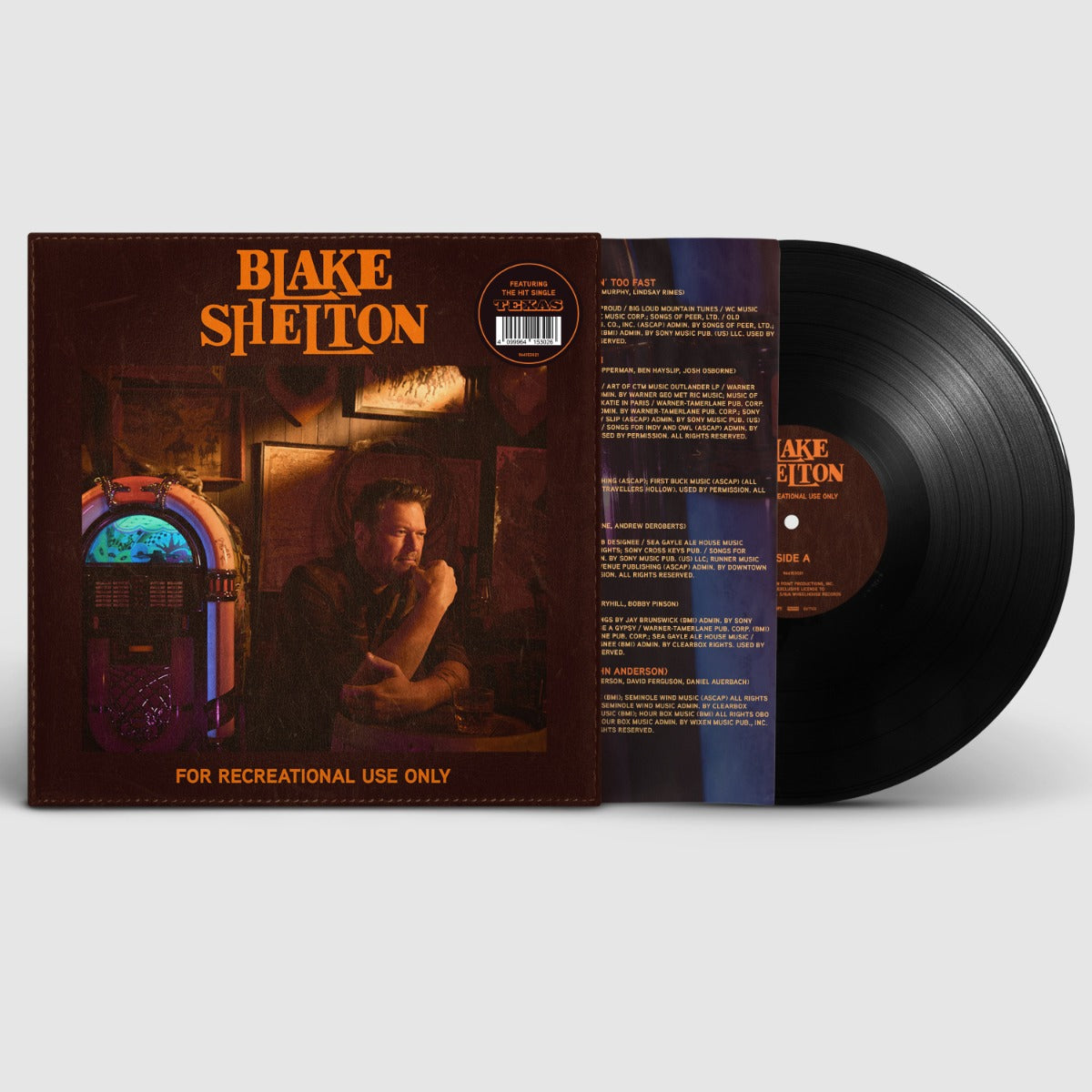 Blake Shelton - For Recreational Use Only (VINYL) | Mint (M) Mint (M)-Classic Vinyl Record