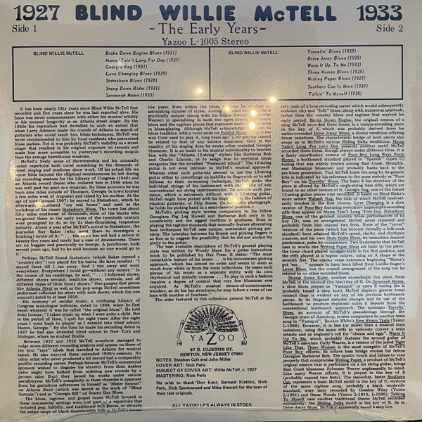 1927-1935 | Mint (M) Mint (M)-Classic Vinyl Record
