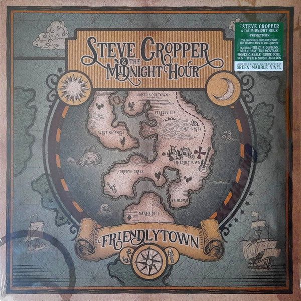 Steve Cropper & The Midnight Hour - Friendlytown (GREEN MARBLE VINYL) | Mint (M) Mint (M)-Classic Vinyl Record