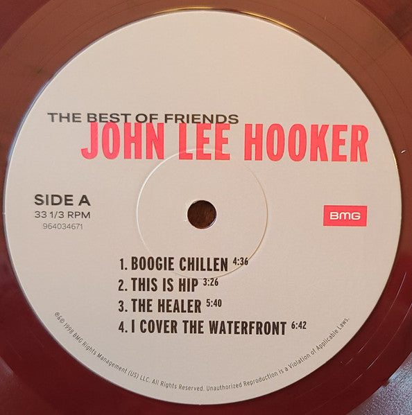 John Lee Hooker - The Best Of Friends (2xMARBLE VINYL / VMP) | Mint (M) Mint (M)-Classic Vinyl Record