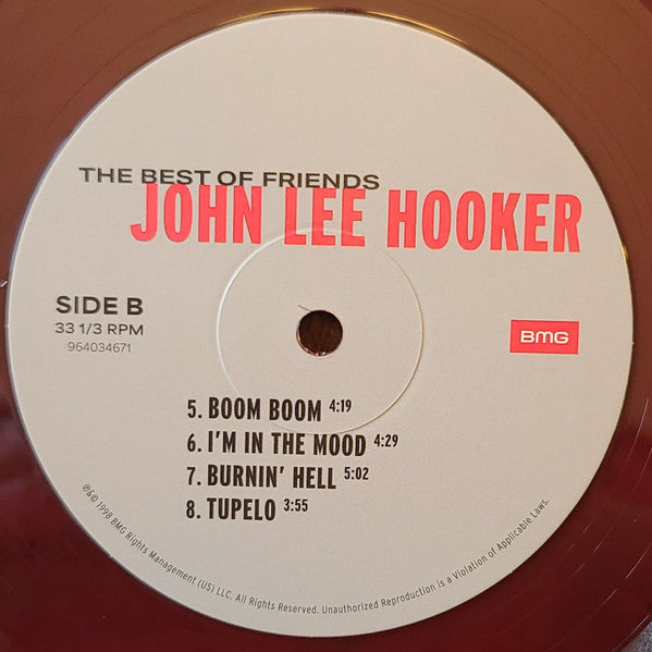 John Lee Hooker - The Best Of Friends (2xMARBLE VINYL / VMP) | Mint (M) Mint (M)-Classic Vinyl Record