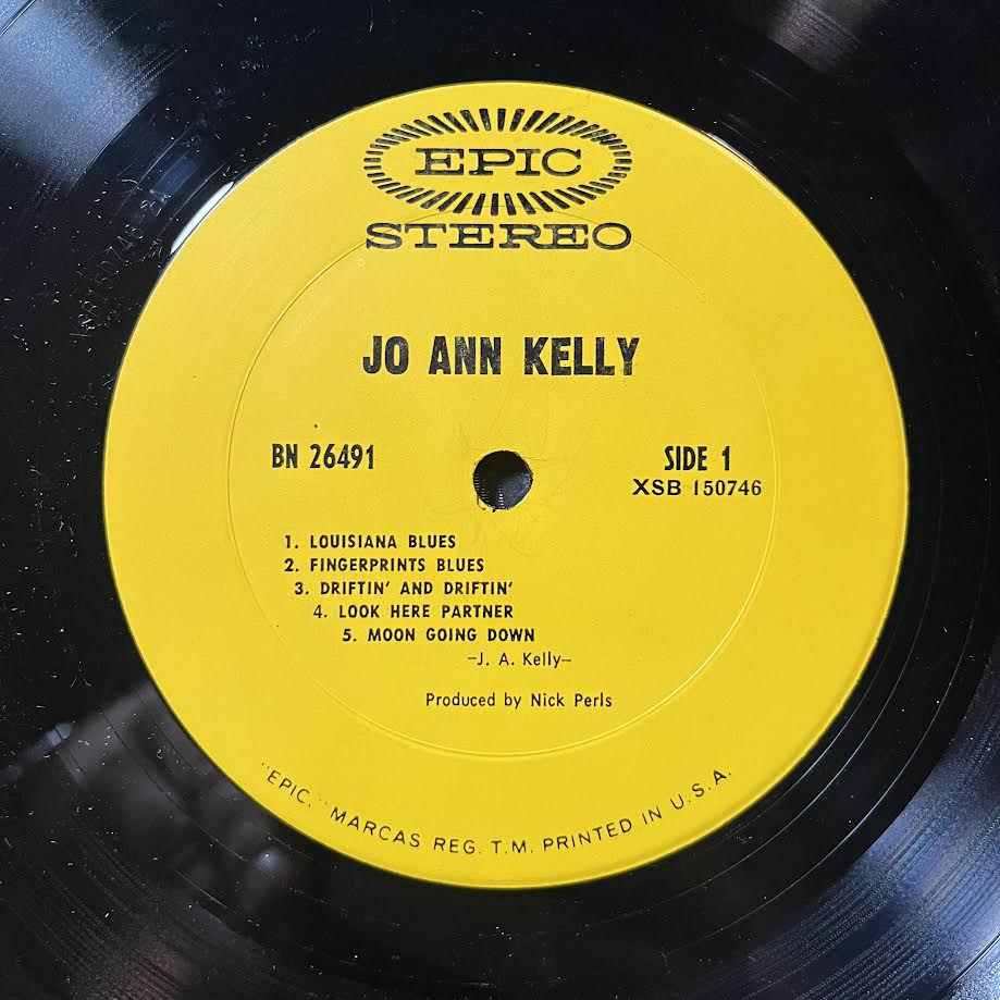 Jo-Ann Kelly - Jo-Ann Kelly (VINYL) | Excellent+ (EX+) Very Good (VG)-Classic Vinyl Record