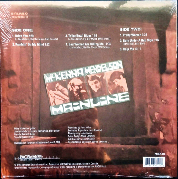 McKenna Mendelson Mainline - McKenna Mendelson Blues | Mint (M) Mint (M)-Classic Vinyl Record