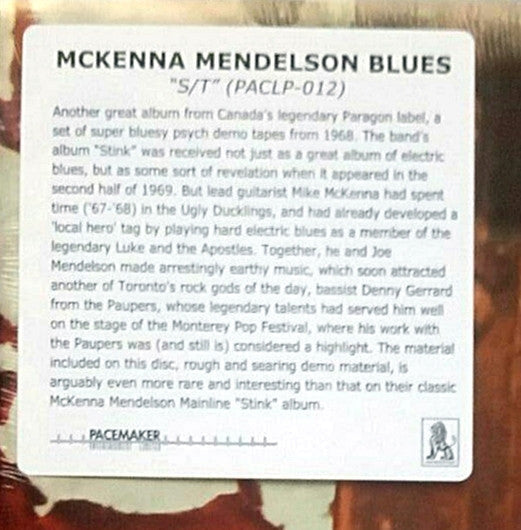 McKenna Mendelson Mainline - McKenna Mendelson Blues | Mint (M) Mint (M)-Classic Vinyl Record
