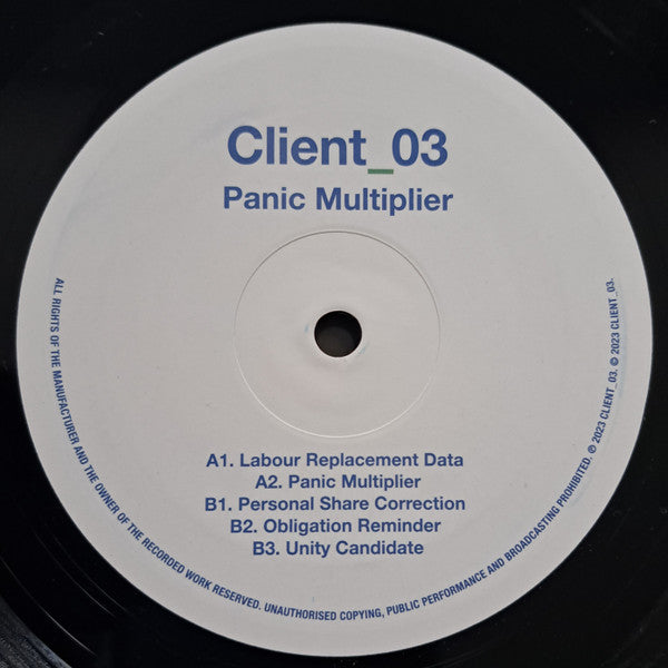 Panic Multiplier | Mint (M) Generic-Classic Vinyl Record