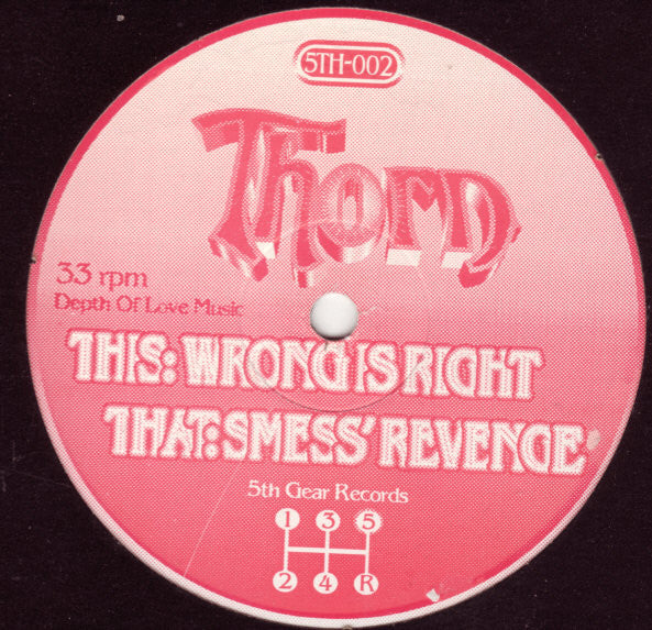 Thorn - Wrong Is Right (VINYL LP) | Excellent (EX) Generic-Classic Vinyl Record