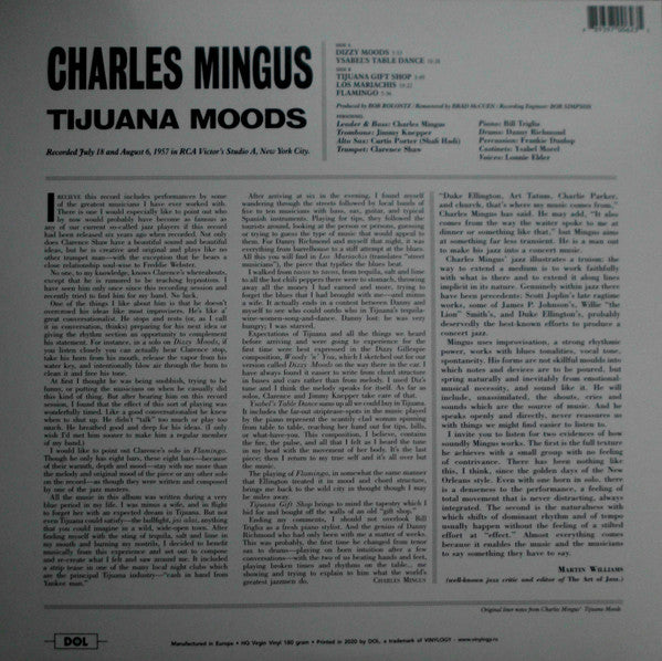 Tijuana Moods | Mint (M) Mint (M)-Classic Vinyl Record