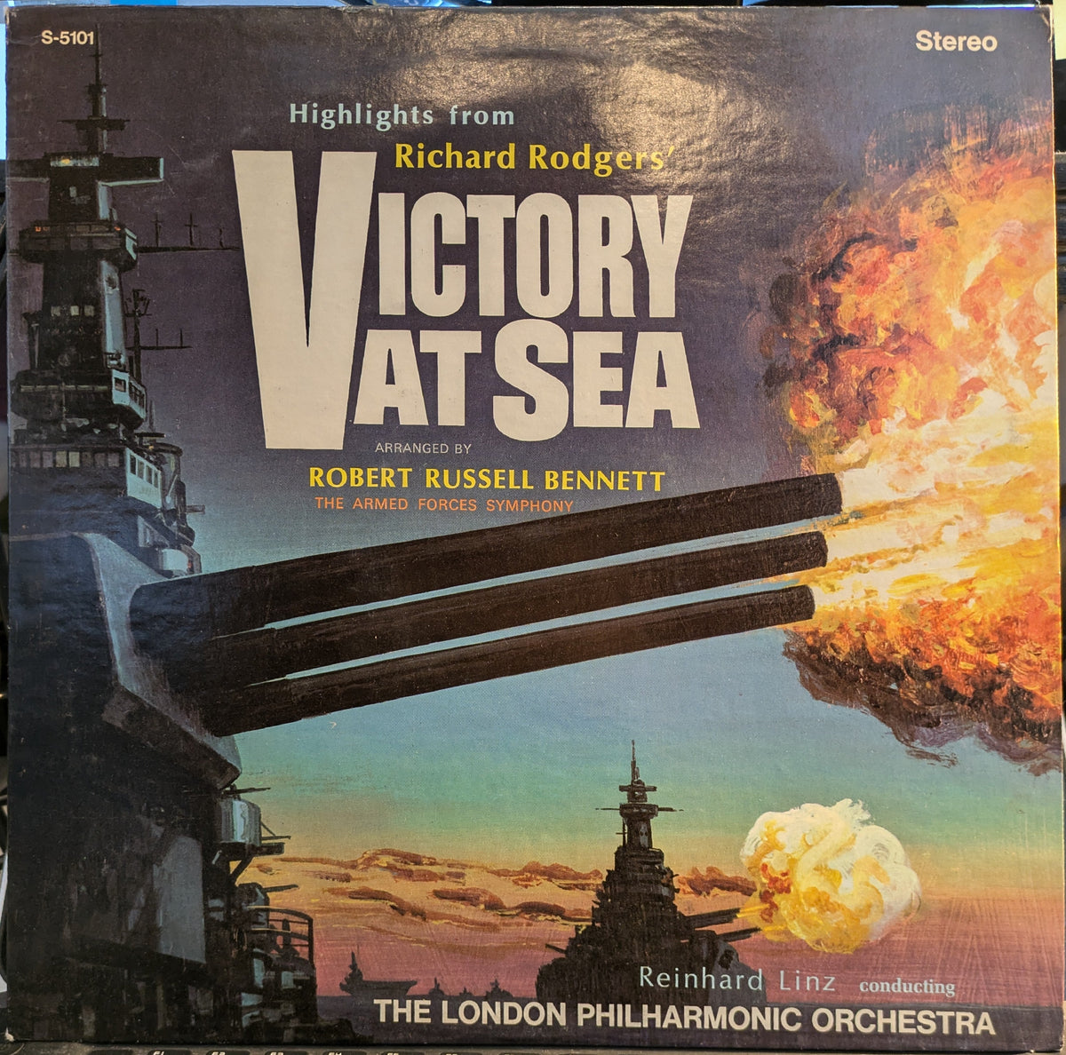 Richard Rodgers - Highlights From Victory At Sea | Excellent+ (EX+) Excellent (EX)-Classic Vinyl Record