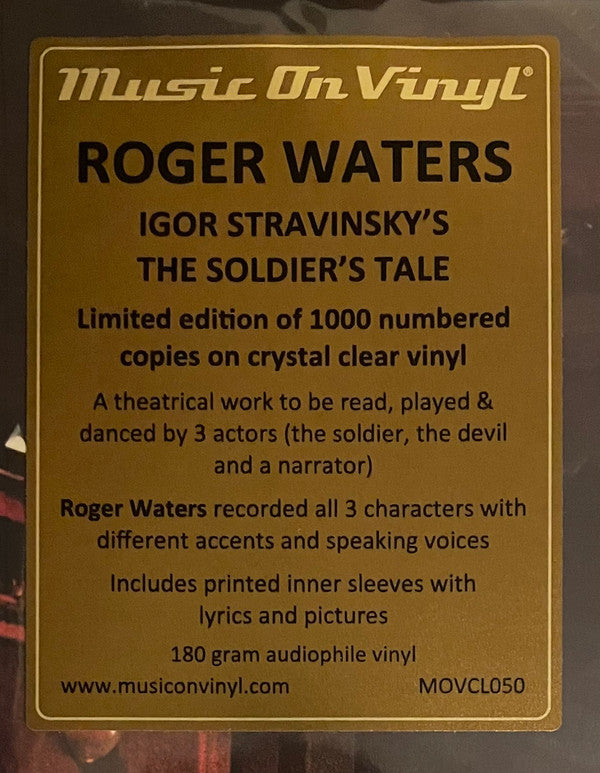 Igor Stravinsky’s The Soldier’s Tale Performed By Roger Waters | Mint (M) Mint (M)-Classic Vinyl Record