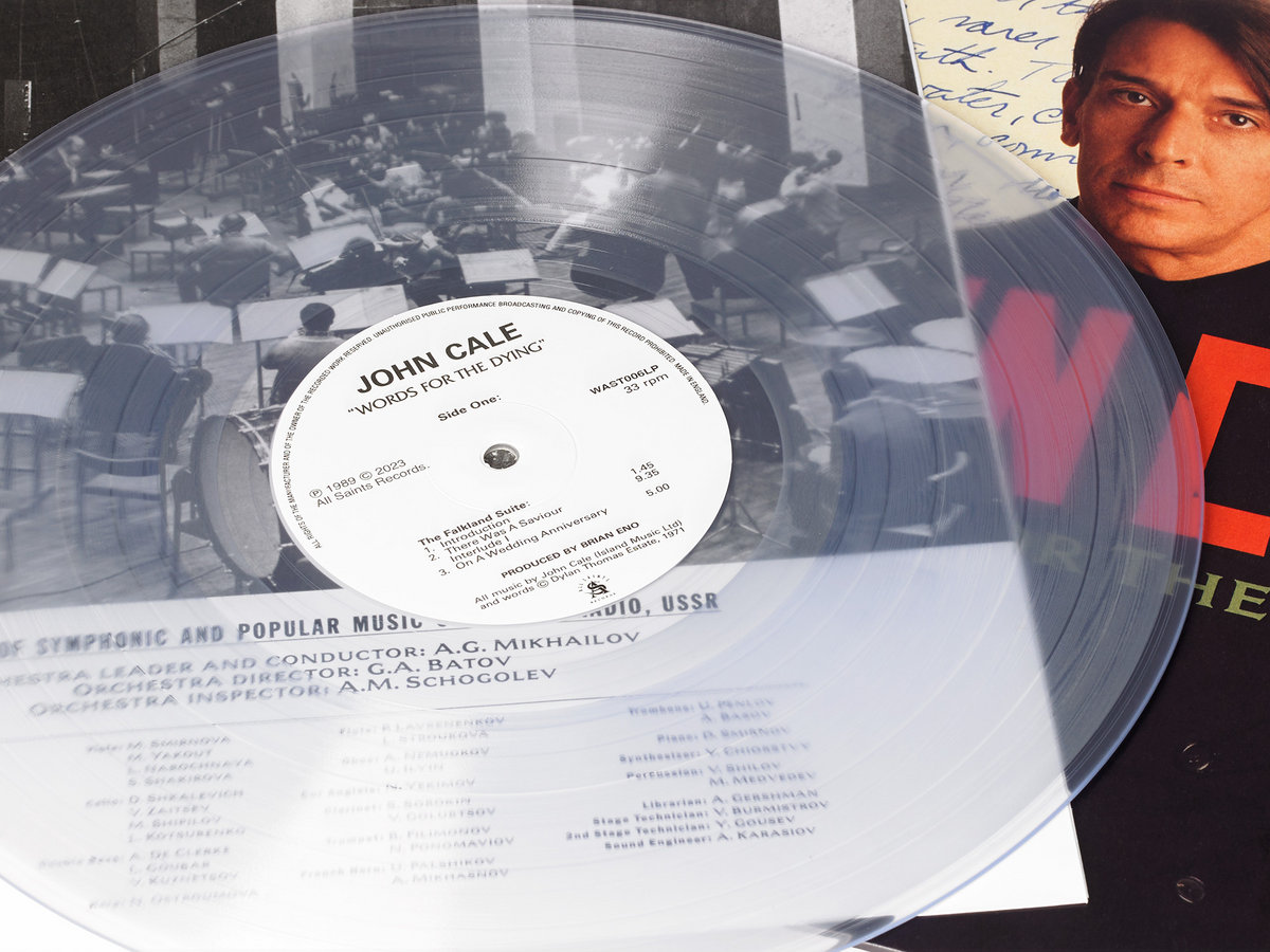 John Cale - Words For The Dying (CLEAR VINYL) | Mint (M) Mint (M)-Classic Vinyl Record