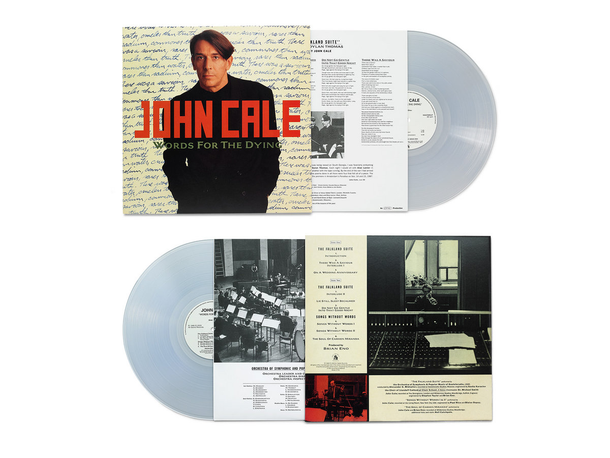 John Cale - Words For The Dying (CLEAR VINYL) | Mint (M) Mint (M)-Classic Vinyl Record