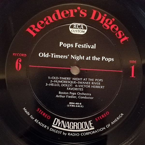 Arthur Fiedler - Pops Festival | Excellent (EX) Excellent (EX)-Classic Vinyl Record