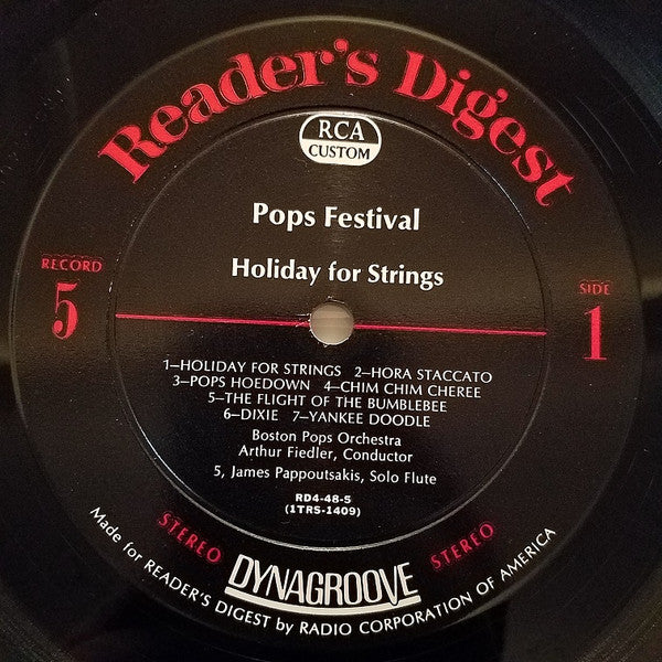 Arthur Fiedler - Pops Festival | Excellent (EX) Excellent (EX)-Classic Vinyl Record