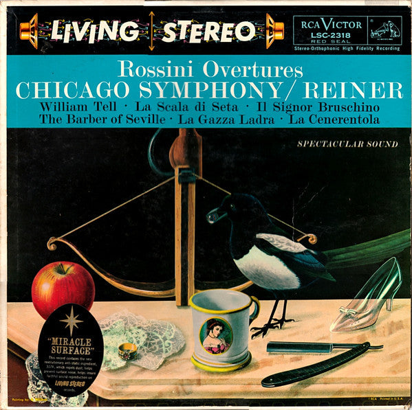 Gioacchino Rossini - Rossini Overtures (VINYL LP RCA Victor Red Seal – LSC-2318) | USED Excellent (EX)-Classic Vinyl Record