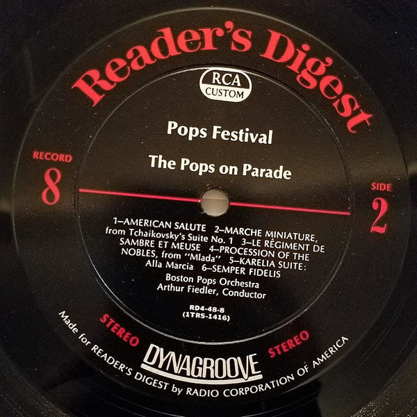 Arthur Fiedler - Pops Festival | Excellent (EX) Excellent (EX)-Classic Vinyl Record