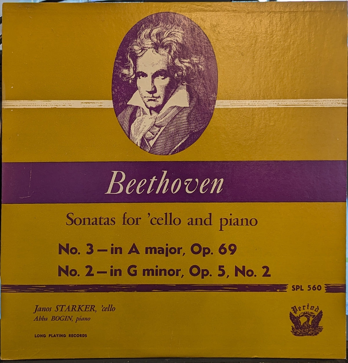 Ludwig van Beethoven - Sonatas For 'Cello and Piano | Excellent (EX) Near Mint (NM)-Classic Vinyl Record