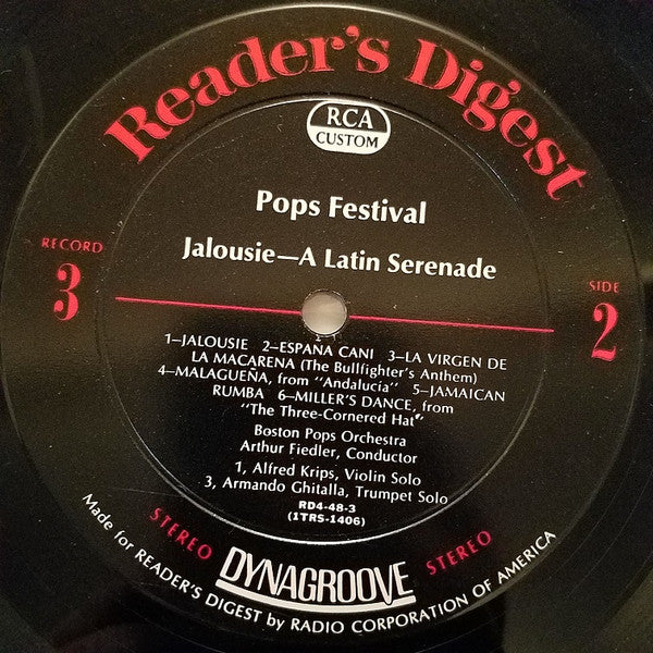 Arthur Fiedler - Pops Festival | Excellent (EX) Excellent (EX)-Classic Vinyl Record