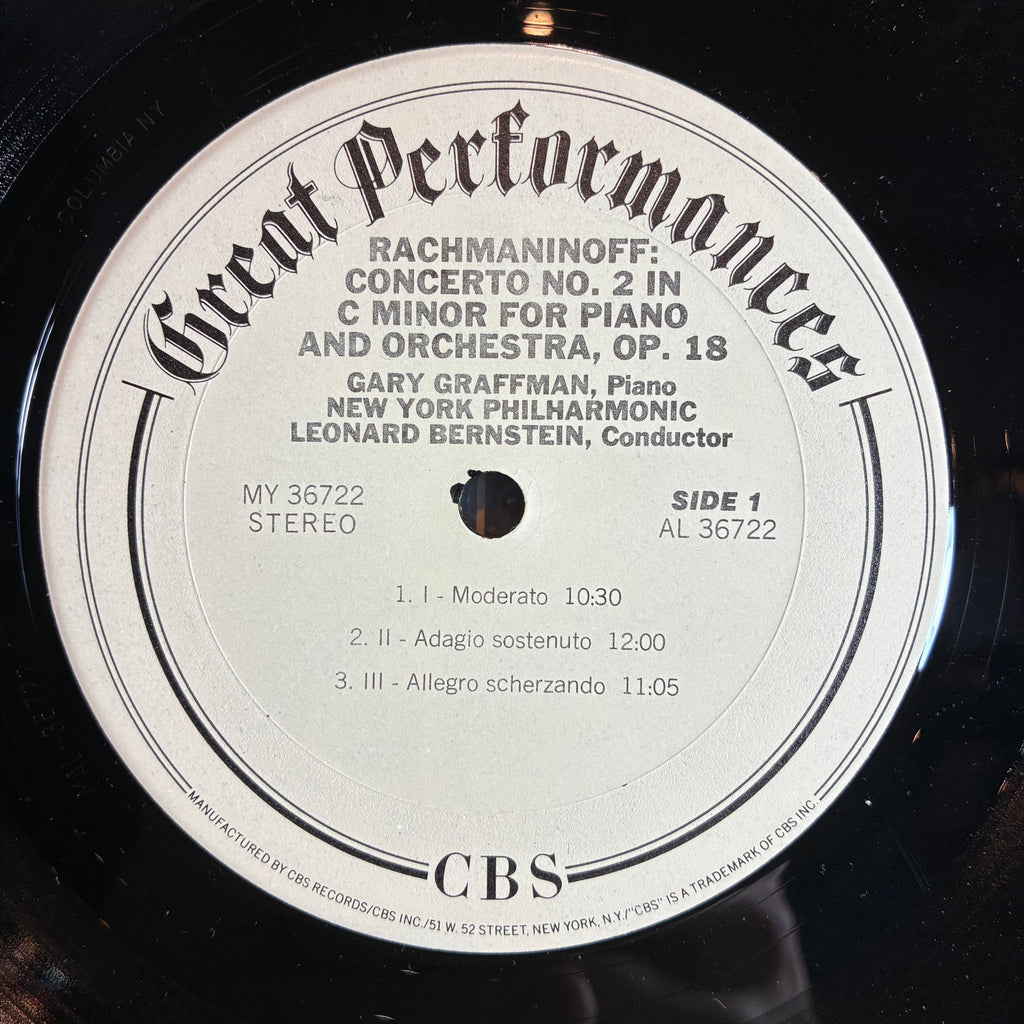 Sergei Rachmaninoff - Piano Concerto No. 2 / Rhapsody On A Theme Of Paganini (VINYL) |-Classic Vinyl Record