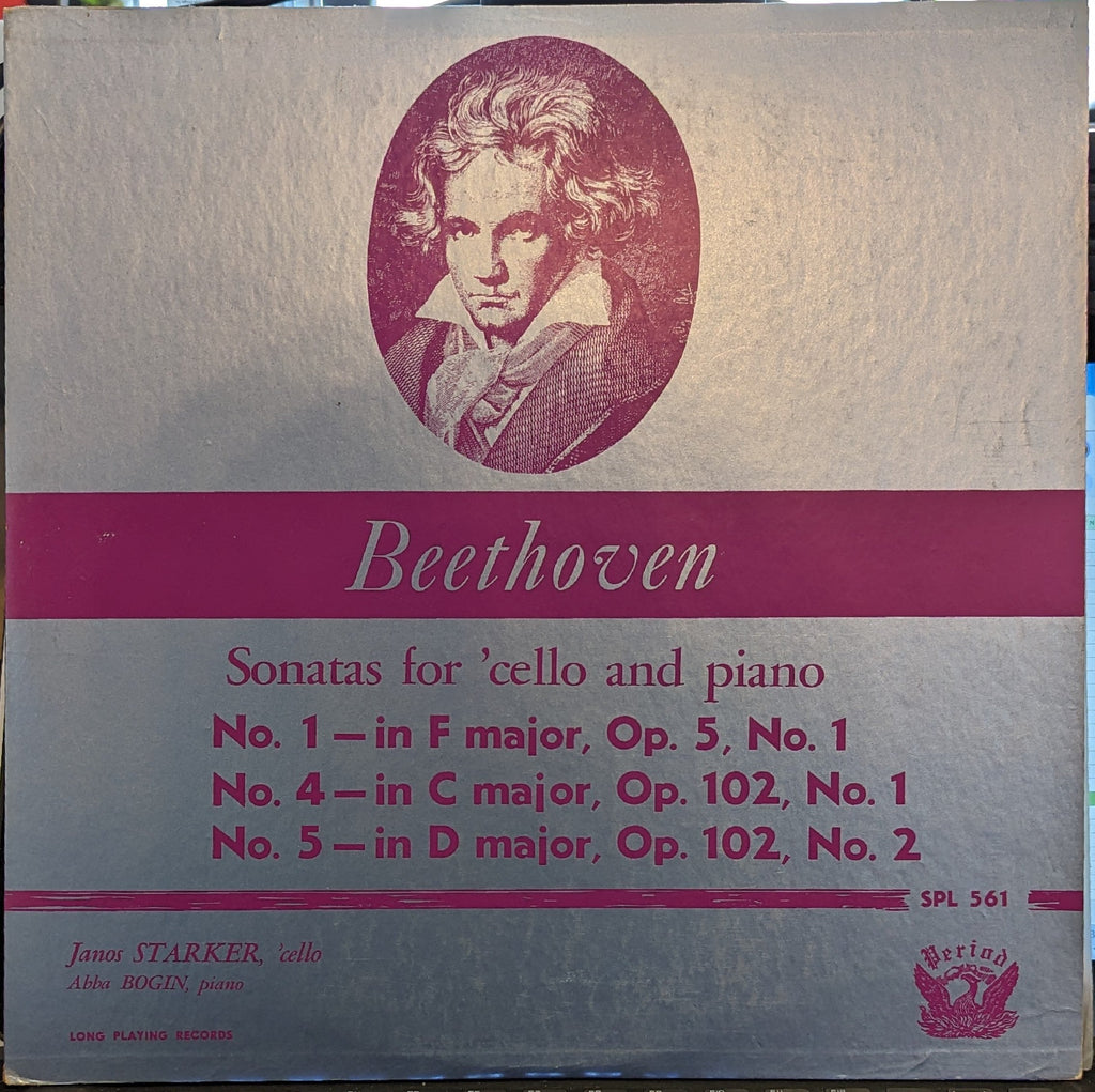 Ludwig van Beethoven - Cello Sonatas Volume 1 | Excellent (EX) Near Mint (NM)-Classic Vinyl Record