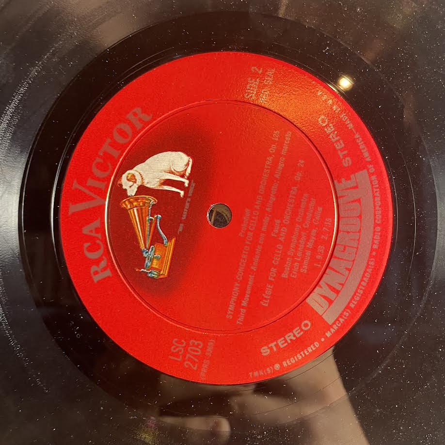 Sergei Prokofiev - Symphony-Concerto For Cello And Orchestra / Élégie (vinyl) | Excellent (EX) Near Mint (NM)-Classic Vinyl Record