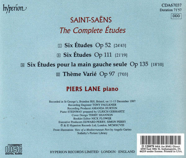Camille Saint-Saëns - The Complete Etudes (CD) | Near Mint (NM) Near Mint (NM)-Classic Vinyl Record