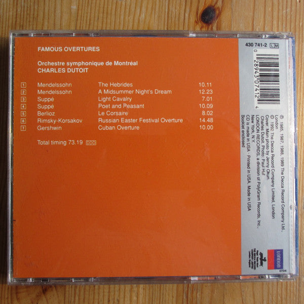 Orchestre Symphonique De Montréal - Famous Overtures (CD) | Near Mint (NM or M-)-Classic Vinyl Record