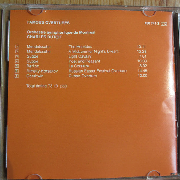 Orchestre Symphonique De Montréal - Famous Overtures (CD) | Near Mint (NM or M-)-Classic Vinyl Record