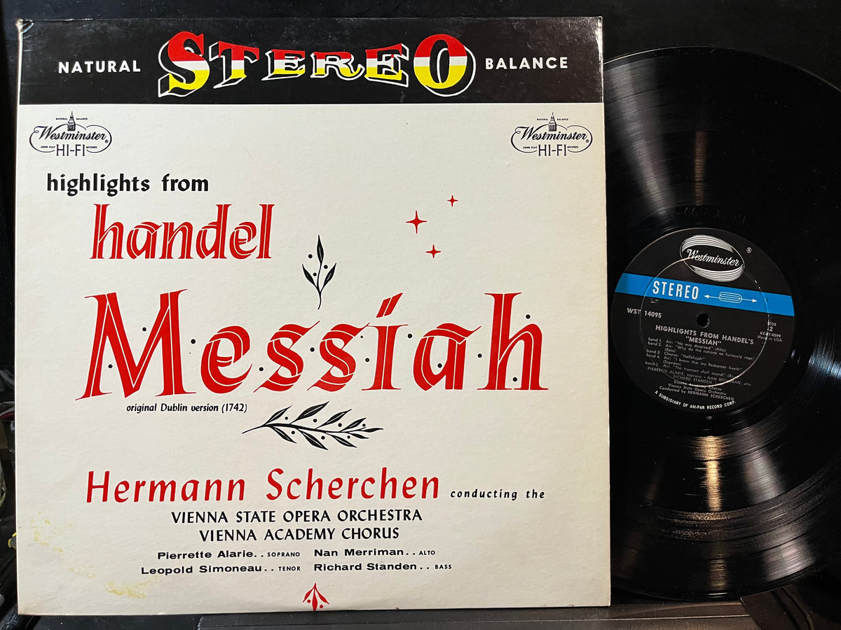 Hermann Scherchen - Beloved Choruses From Handel Messiah (VINYL) | Near Mint (NM) Near Mint (NM)-Classic Vinyl Record