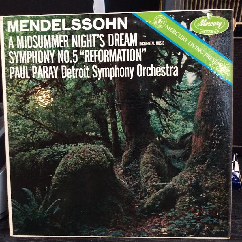 Felix Mendelssohn-Bartholdy : Paul Paray, Detroit - A Midsummer Night's Dream, Incidental Music; Symphony No. 5 "Reformation" (VINYL) | Near Mint (NM or M-)-Classic Vinyl Record