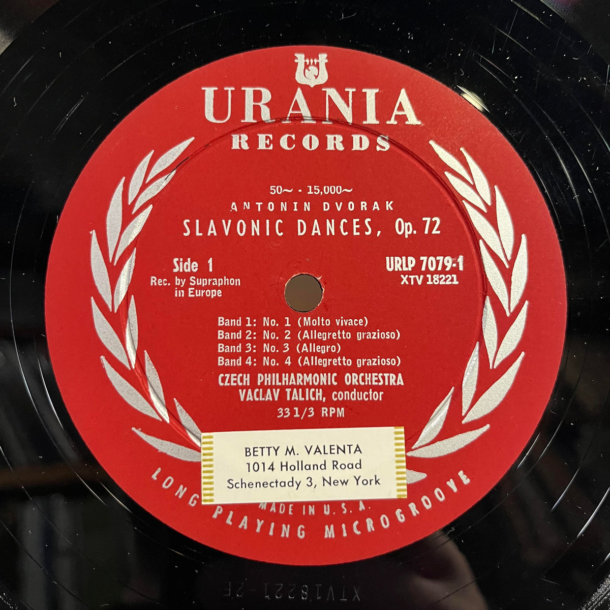 Antonín Dvořák - Slavonic Dances Opus 72 (Complete) | Very Good (VG) Excellent (EX)-Classic Vinyl Record