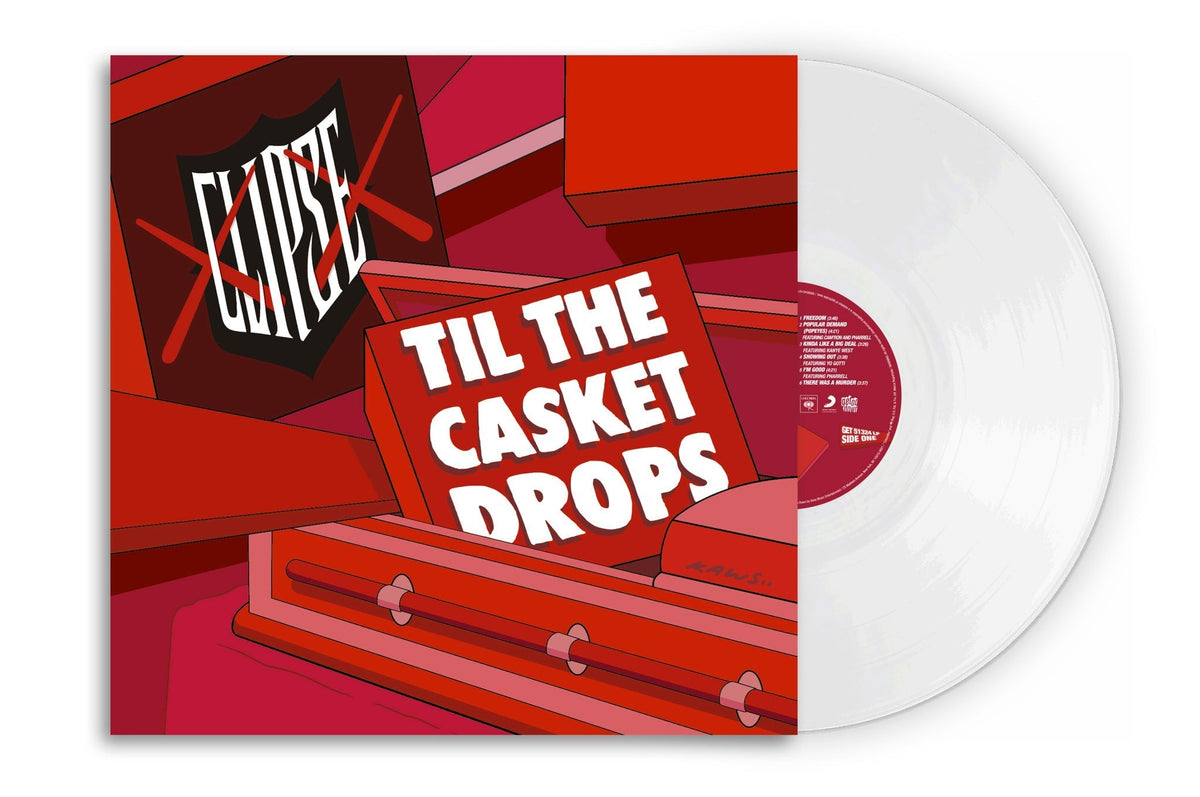 Clipse - Til The Casket Drops (WHITE VINYL) | Mint (M) Mint (M)-Classic Vinyl Record