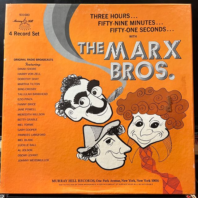 The Marx Brothers - Three Hours... Fifty-Nine Minutes... Fifty-One Seconds... With The Marx Brothers (4xVINYL BOX) | Near Mint (NM) Very Good (VG)-Classic Vinyl Record