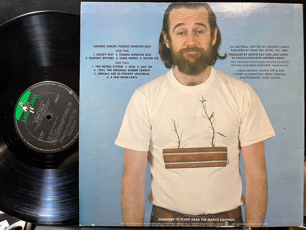 George Carlin - Toledo Window Box (VINYL) | Near Mint (NM) Excellent (EX)-Classic Vinyl Record
