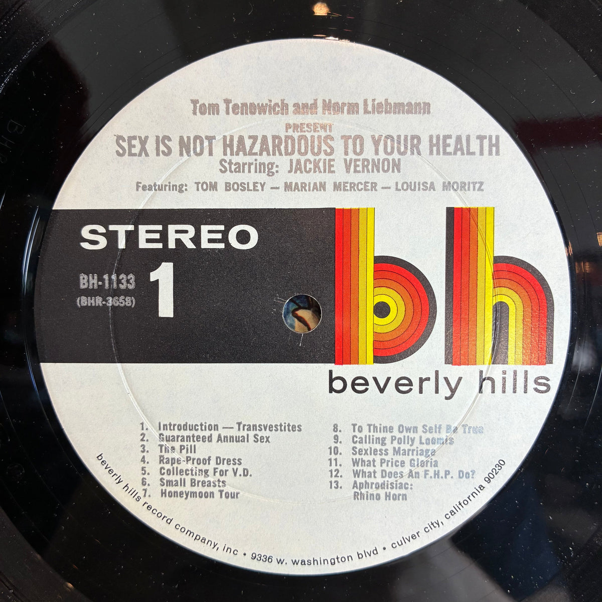 Jackie Vernon - Sex Is Not Hazardous To Your Health (VINYL) | Very Good Plus (VG+) Excellent (EX)-Classic Vinyl Record