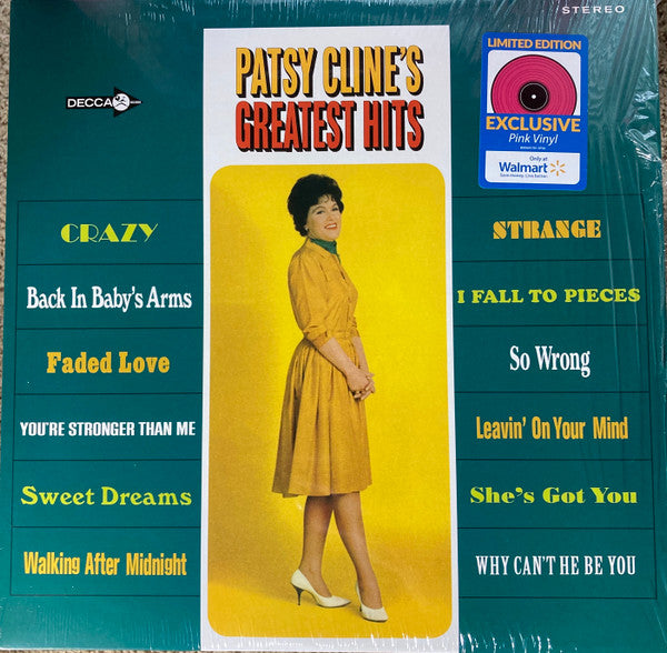 Patsy Cline - Greatest Hits (PINK VINYL) | Mint (M) Mint (M)-Classic Vinyl Record