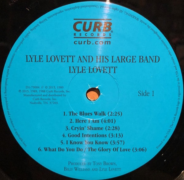Lyle Lovett And His Large Band - Lyle Lovett And His Large Band (VINYL) | Mint (M) Mint (M)-Classic Vinyl Record