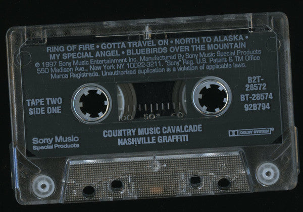 Various - Nashville Graffiti (2X CASSETTE) | Mint (M) Mint (M)-Classic Vinyl Record
