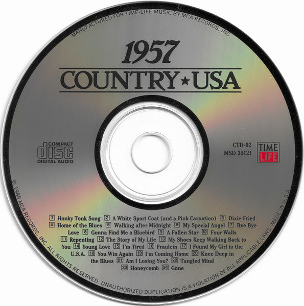 Country USA 1957 (CD) | Mint (M) Mint (M)-Classic Vinyl Record